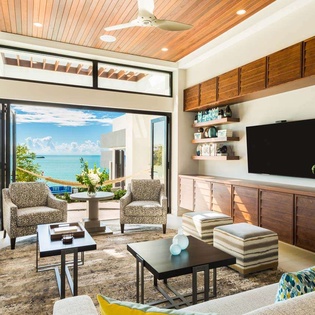 Living Room at TC WIN, Turtle Tail, Turks & Caicos