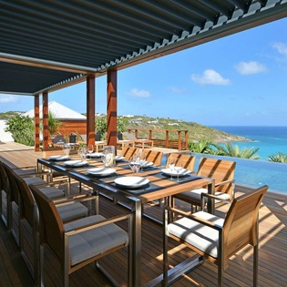 Deck at WV VUM, Marigot, St. Barthelemy