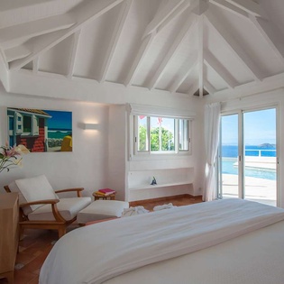Bedroom at WV MOZ, Pointe Milou, St. Barthelemy