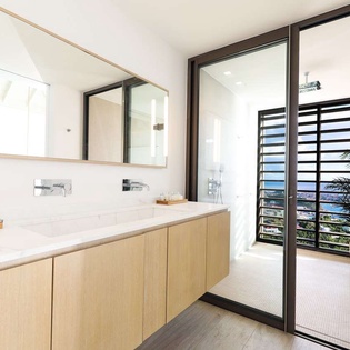 Bathroom at WV DZR, Colombier, St. Barthelemy