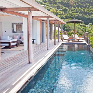 Villa Pool at WV MAA, Pointe Milou, St. Barthelemy
