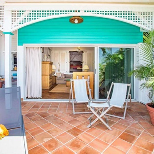 Terrace at WV LKJ, Gustavia, St. Barthelemy