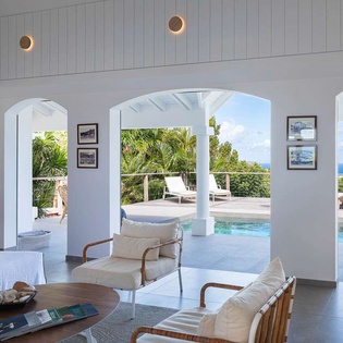 Living Room at WV HBV, Flamands, St. Barthelemy