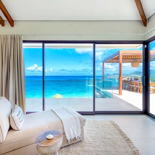 Bedroom at PIE AMA, Hillside/Baie Rouge, St. Martin