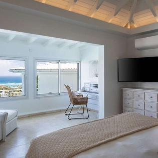 Bedroom at WV MLA, Marigot, St. Barthelemy