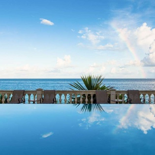 The view from AXA CAS, Little Bay, Anguilla