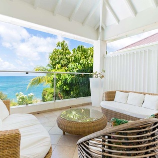 Terrace at PIE BLS, Happy Bay, St. Martin