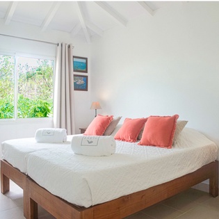 Bedroom at WV REL, St. Jean, St. Barthelemy