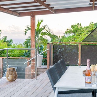 Terrace at WV BEL, Vitet, St. Barthelemy