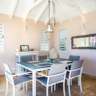 Dining Room at WV NOC, Mont Jean, St. Barthelemy