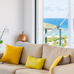 Living Room at WV VOB, St. Jean, St. Barthelemy