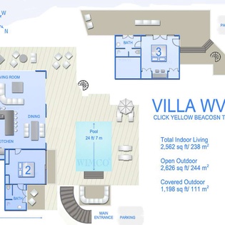 Floorplan of WV MER, Gouverneur, St. Barthelemy