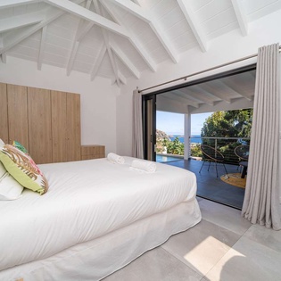 Bedroom at WV RID, Anse des Cayes, St. Barthelemy