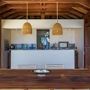 Kitchen at WV AMA, Pointe Milou, St. Barthelemy