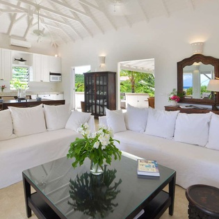 Living Room at WV KRL, St. Jean, St. Barthelemy