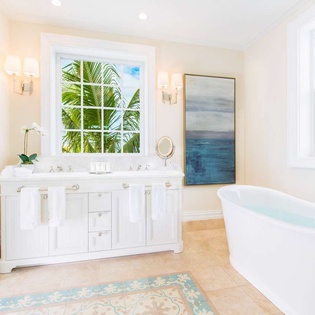 Bathroom at TC 6BV, Long Bay Beach, Turks & Caicos