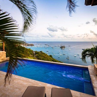 The view from WV KAN, Colombier, St. Barthelemy
