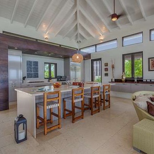 Dining Room at AXA KAM3, Little Harbour, Anguilla