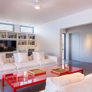 Living Room at WV GRO, Marigot, St. Barthelemy