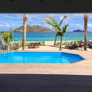 Villa Pool at WV VMG, Flamands Beach, St. Barthelemy