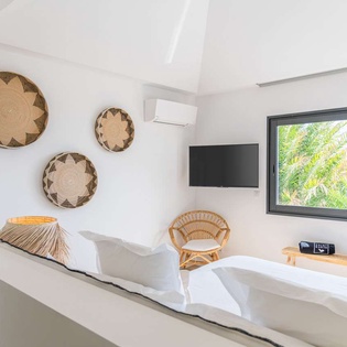 Bedroom at WV CUT, Toiny, St. Barthelemy