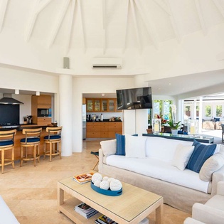 Living Room at WV RIG, St. Jean, St. Barthelemy