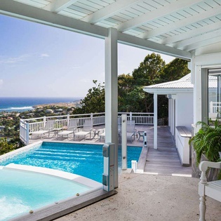 Villa Pool at WV MLA, Marigot, St. Barthelemy