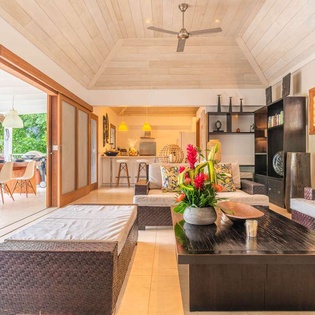 Living Room at WV MBL, St. Jean, St. Barthelemy