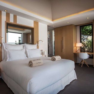 Bedroom at WV WAY, Colombier, St. Barthelemy