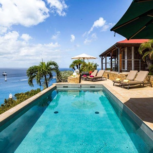 Villa Pool at WV KAN, Colombier, St. Barthelemy