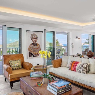 Living Room at WV LBC, St. Jean, St. Barthelemy
