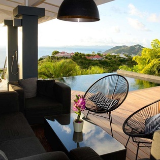 Veranda at WV VLC, Lurin, St. Barthelemy