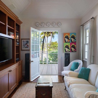 Living Room at WV PBO, Colombier, St. Barthelemy