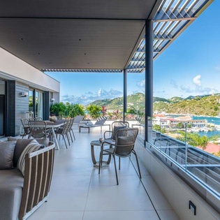 Terrace at WV PTG, Gustavia, St. Barthelemy