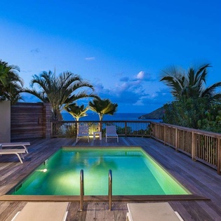 Villa Pool at WV ART, Flamands, St. Barthelemy