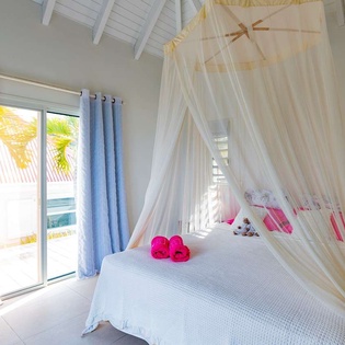 Bedroom at WV SBM, Grand Cul de Sac, St. Barthelemy