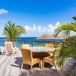 Deck at WV ACI, Flamands, St. Barthelemy