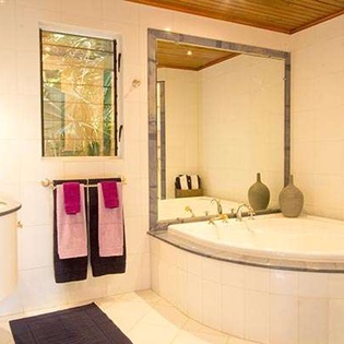 Bathroom at WV EZE, Lorient Beach, St. Barthelemy