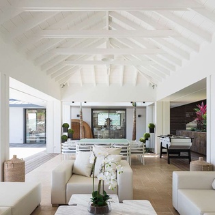 Living Room at WV FEL, Lorient, St. Barthelemy