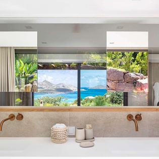 Bathroom at WV CTH, St. Jean, St. Barthelemy