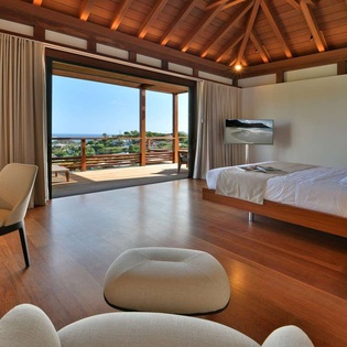 Bedroom at WV VUM, Marigot, St. Barthelemy