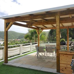 Gazebo at WV ISA, Flamands, St. Barthelemy