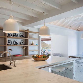 Kitchen at WV CAA, Pointe Milou, St. Barthelemy