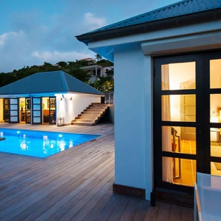 Villa Pool at WV LUM, Flamands, St. Barthelemy