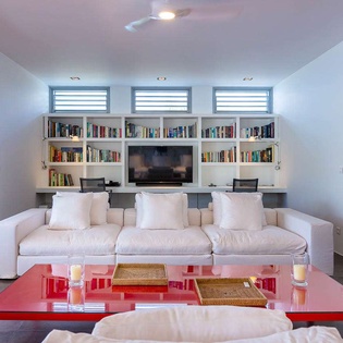 Living Room at WV GRO, Marigot, St. Barthelemy