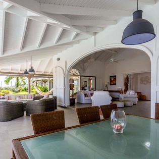 Dining Room at WV SUN, Petit Cul de Sac, St. Barthelemy