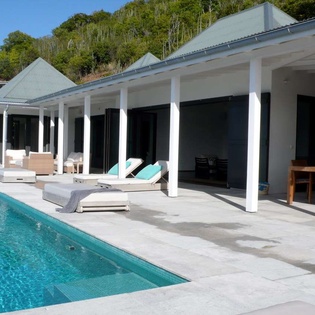 Villa Pool at WV BBS, St. Jean, St. Barthelemy