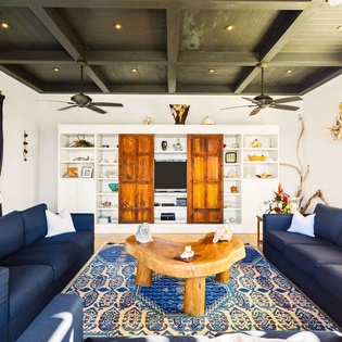 Living Room at RIC LIM, Little Harbour, Anguilla