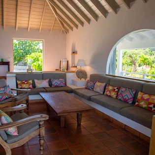 Living Room at WV CAR, Lorient, St. Barthelemy