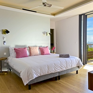 Bedroom at WV EDU, Lurin, St. Barthelemy